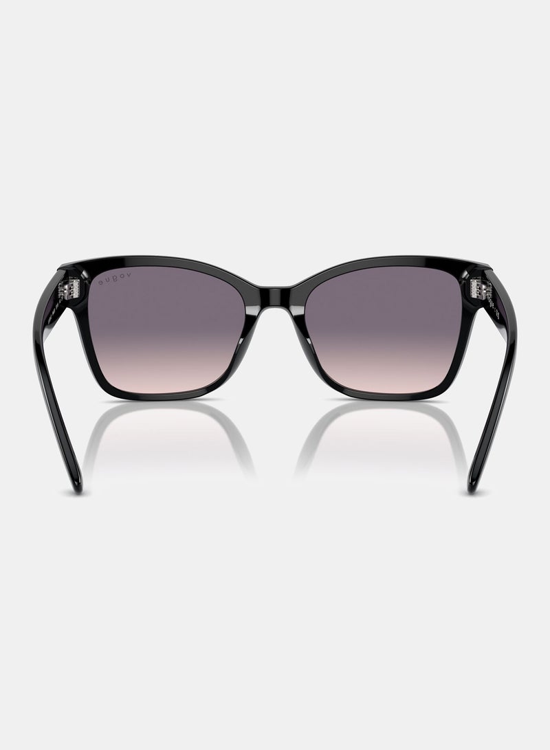 فوغ نظارة شمسية بإطار كامل شكل عيون القطة 5534SI, 53, W44, 36 - Image 4